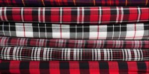 Rayon Check Fabric