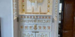 White Marble Temple Stone