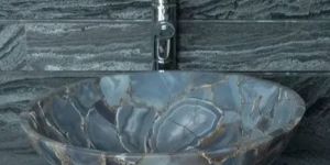 Grey Agate Wash Basin