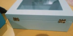 MDF Light Blue Gift Box