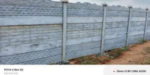 Reinforced Cement Concrete RCC Compound Wall