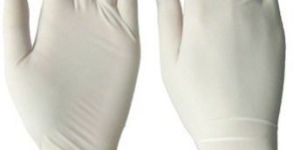 White Sterile Latex Gloves