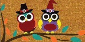 Multicolor Printed PVC Tufted Coir Mat