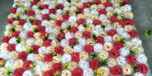 Artificial Flowers Panel for Wedding