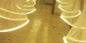 Lycra Net LED Tent Parda