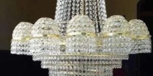 Modern Brass Wedding Crystal Chandelier