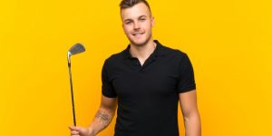 Mens Black Polo T Shirt