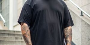 Mens Half Sleeve Oversized T Shirt