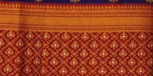 Navy Blue Kavya Tissue Silk Saree