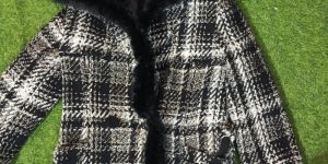 Ladies Checked Winter Jacket