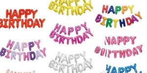 Happy Birthday Foil Balloon