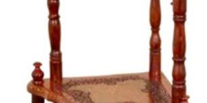 Wooden Corner Shelves