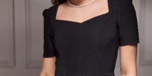 Women Victorian Charm Party Wear Midi Dress