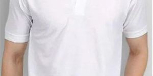 Mens Plain Cotton Collar T Shirt