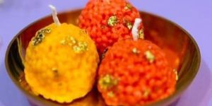 Motichur Laddu Candle