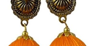 Silk Thread Earring