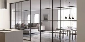Aluminium Slim Partition Profiles