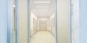 Automatic Swing Door with Floor Spring