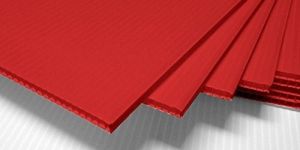 Red PP Corrugated Sheets