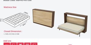 Horizontal Double Wall Bed Mechanism
