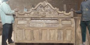 Wooden Box Storage King Size Bed