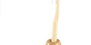 Bamboo Toothbrush Stand