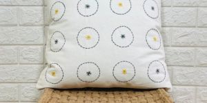 Cotton Embroidered Cushion