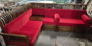 Wood Sofa Set