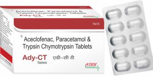 Aceclofenac Paracetamol Trypsin Chymotrypsin Tablet