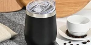 Stainless Steel Wine Tumbler with Lid
