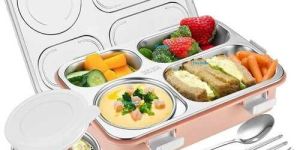 Vacuum Insulated SS Lunch Box (4 Compartments)