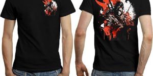 Graphic Print Mens Round Neck T-Shirt