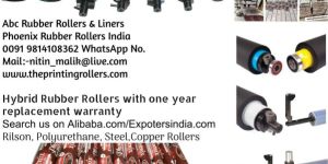 Industrial Printing Machine Rubber Rollers