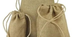Jute Drawstring Bag