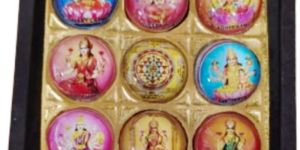 Wooden Shri Astha Laxmi Chowki