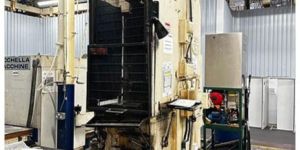 American Broach Twin Head Vertical Broaching Machine