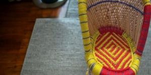 Children Wicker Kid Colored Sitting Baby Chair Montessori Activity Chair Toddler