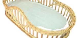 Multifunctional European Style Bamboo Rattan Baby Crib Bed Cot