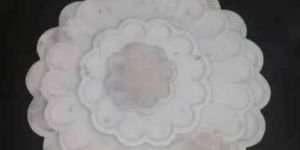 White Marble Urli Serving Tray