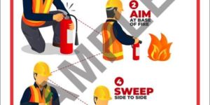 Fire Extinguisher Pass Method Poster