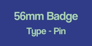56mm Customized Button Badge with Pin