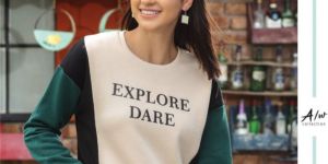 Womens Crop Sweatshirt