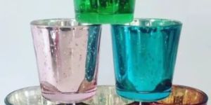 Decorative Glass Candle Jar