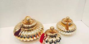 Pumpkin Glass Jar Set