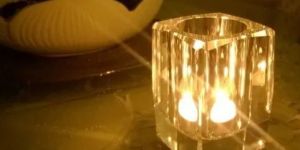 Square Glass Candle Jar