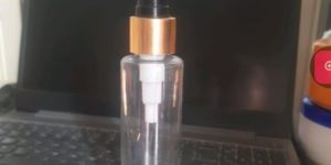 200ml Pet Bottle with 24mm Black Golden Lotion Pump