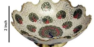 Brass Golden Fruit Bowl