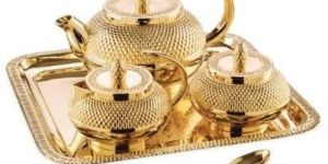 Brass Tea Pot Set