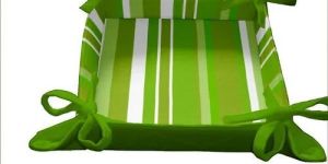 Printed Cotton Bread Basket