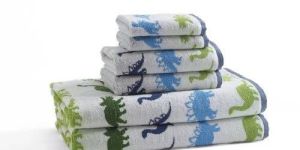 Printed Terry Bath Towel